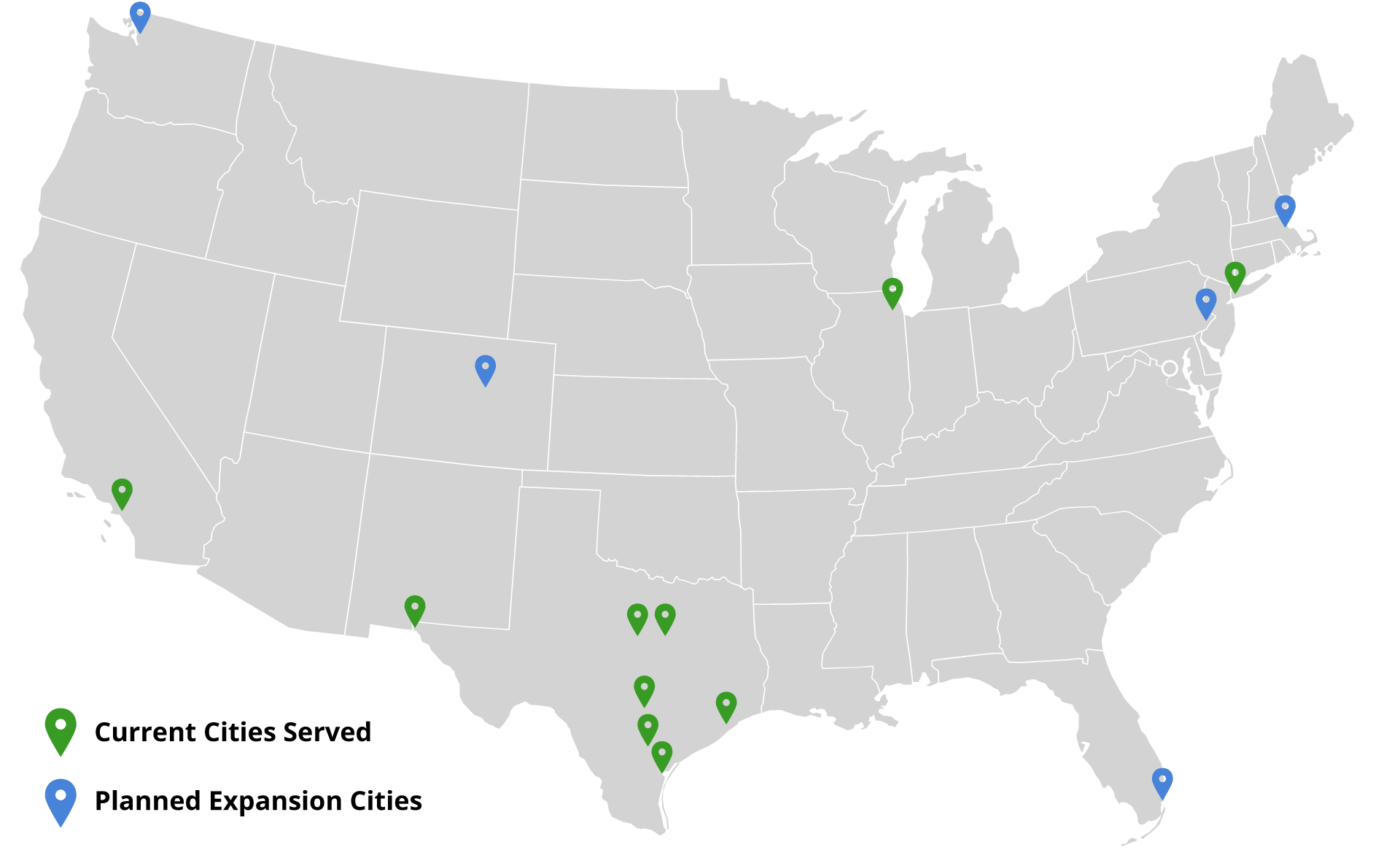 Map of Citify Cities